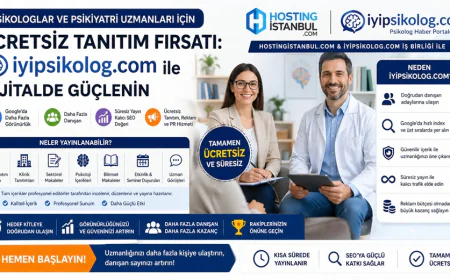 Psikologlar ve psikiyatri uzmanlarına dijitalde ücretsiz tanıtım fırsatı