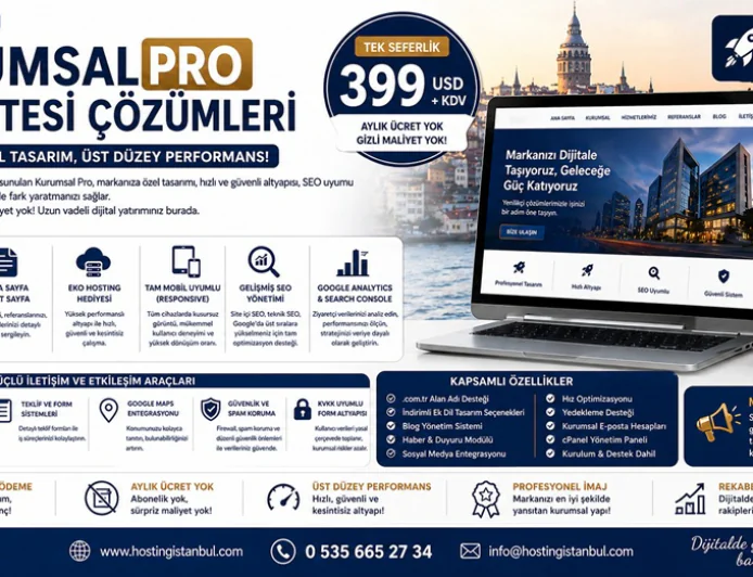 İşletmelere özel Kurumsal Pro web sitesi çözümleri tanıtıldı