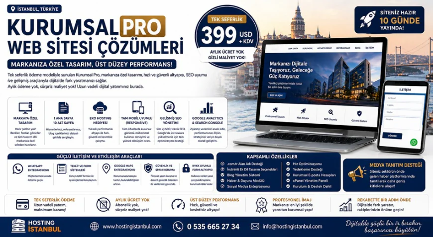 İşletmelere özel Kurumsal Pro web sitesi çözümleri tanıtıldı