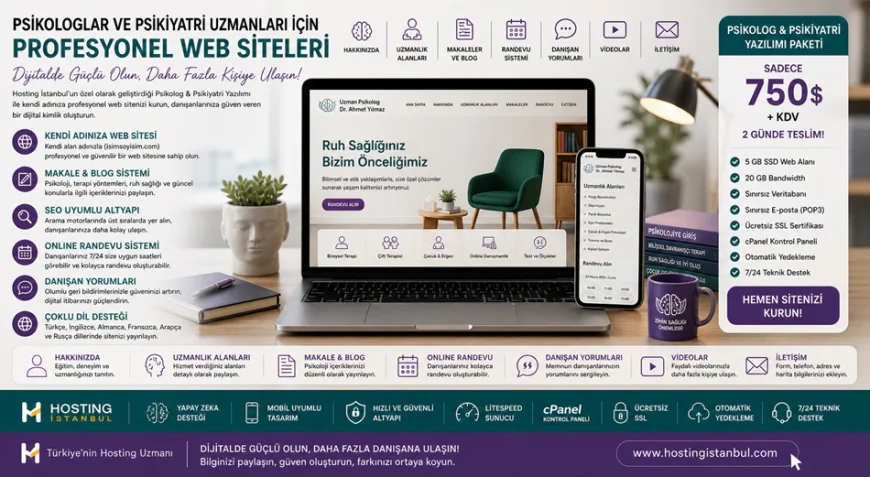 Psikologlar için dijital güç: Kendi adınıza profesyonel platformunuzu kurun